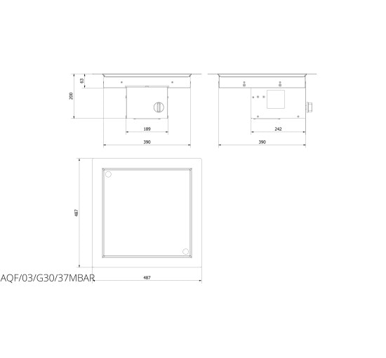 Газовий пальник Kratki AQF 03