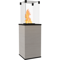 Газовый обогреватель Kratki PATIO керамогранит NATURALI OSSIDIANA VENA CHIARA - ручное управление