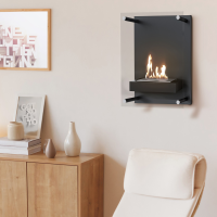 Биокамин Kratki GLASS черный