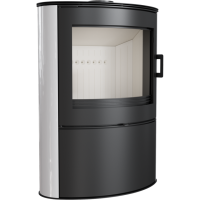 Отопительная печь Kratki KOZA AB S/2 кафель белая