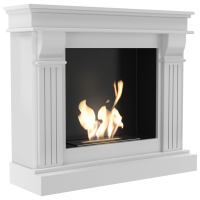 Біокамін Kratki AUGUST білий з сертифікатом TUV