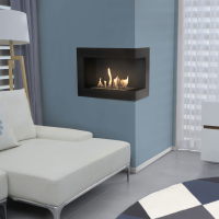 Биокамин Kratki DELTA 700 правый с сертификатом TUV