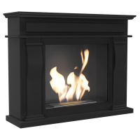 Біокамін Kratki OCTOBER чорний з сертифікатом TUV