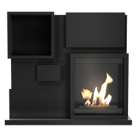 Біокамін Kratki JULY чорний з сертифікатом TUV