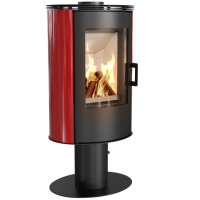 Отопительная печь Kratki KOZA AB S/N/DR кафель красная Отопительная печь Kratki KOZA AB S/N/DR кафель красная