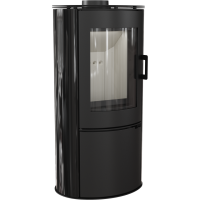 Отопительная печь Kratki KOZA AB S/DR кафель черная