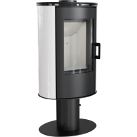 Отопительная печь Kratki KOZA AB S/N/O/DR кафель белая Отопительная печь Kratki KOZA AB S/N/O/DR кафель белая