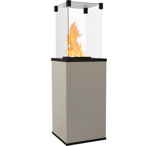 Газовый обогреватель Kratki PATIO MINI керамогранит FILO ORO - ручное управление