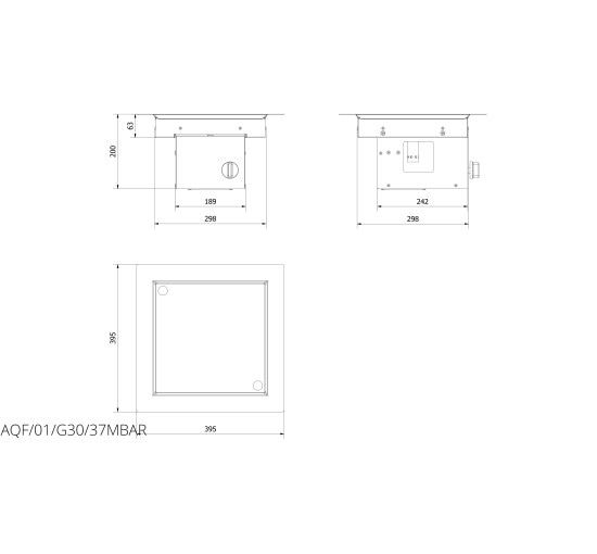 Газовая горелка Kratki AQF 01