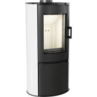 Отопительная печь Kratki KOZA AB S/DR кафель белая