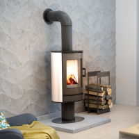 Отопительная печь Kratki KOZA AB S/N/DR кафель белая