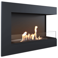 Биокамин Kratki DELTA 700 правый с стеклом и с сертификатом TUV