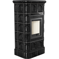 Отопительная печь Kratki BLANKA 8 кафель черная