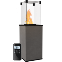 Газовий обігрівач Kratki PATIO керамограніт CALCE ANTRACITE - пульт