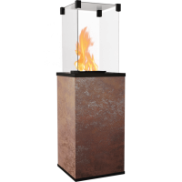 Газовый обогреватель Kratki PATIO керамогранит OXIDE MORO - ручное управление