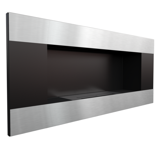Біокамін Kratki DELTA 2 чорний HORIZONTAL з сертифікатом TUV