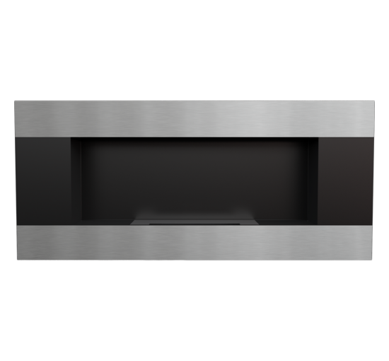 Біокамін Kratki DELTA 2 чорний HORIZONTAL з сертифікатом TUV