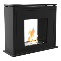 Біокамін Kratki JUNE тунель чорний з сертифікатом TUV