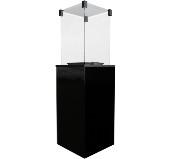 Газовый обогреватель Kratki PATIO MINI стекло/черный