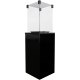 Газовый обогреватель Kratki PATIO MINI стекло/черный