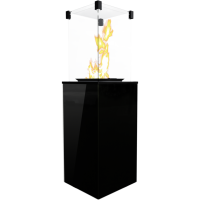 Газовый обогреватель Kratki PATIO MINI стекло/черный