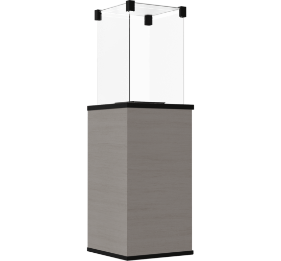 Газовый обогреватель Kratki PATIO MINI керамогранит NATURALI OSSIDIANA VENA CHIARA - пульт