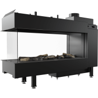 Каминная топка Kratki LEO тоннель 100 левая/правая NG (9,0 кВт)