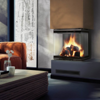 Каминная топка Kratki NBC 8 левая/ правая BS гильотина (8,0 кВт)