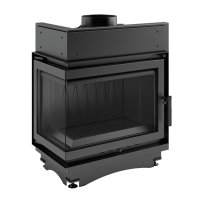 Каминная топка Kratki MAJA 12 левая BS (12,0 кВт)