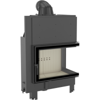 Камінна топка Kratki MBA 17 права BS гнуте скло (17,0 кВт)