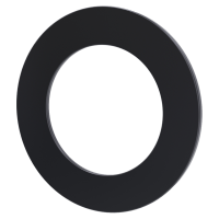 Розета стальна Ø 160 Kratki