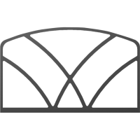 Декор для дверей KOZA K6 і K9 VV Kratki