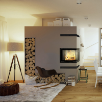 Камінна топка Kratki VN 610/430 права BS гільйотина (9,0 кВт)