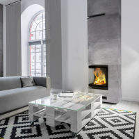 Камінна топка Kratki VN 480/480 ліва BS гільйотина (8,0 кВт)