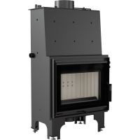 Камінна топка Kratki AQUARIO M12 PW GLASS (12,0 кВт)