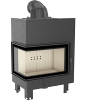 Каминная топка Kratki MBM 10 левая BS (10,0 кВт)