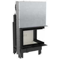 Камінна топка Kratki MBZ 13 права BS гільйотина гнуте скло (13,0 кВт)