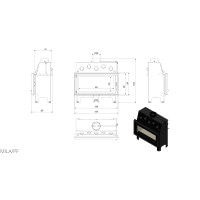 Каминная топка Kratki MILA 16 (16,0 кВт)