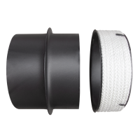 Переходник стальная труба – керамический дымоход Ø 150/200 Kratki