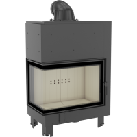 Каминная топка Kratki MBA 17 левая BS гнутое стекло (17,0 кВт)