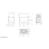 Каминная топка Kratki OLIWIA 18 правая BS (18,0 кВт)