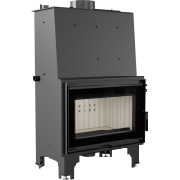 Каминная топка Kratki AQUARIO O16 PW GLASS (16,0 кВт)