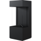 Камін Kratki LEO 45/68 ліва / права в обудові HOME EASY BOX стальний - чорний LPG