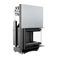 Каминная топка Kratki MAJA 12 правая BS гильотина (12,0 кВт)