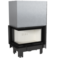 Каминная топка Kratki MBM 10 левая BS гильотина гнутое стекло (10,0 кВт)