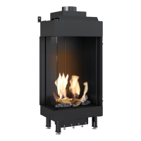 Каминная топка Kratki LEO 45/68 левая NG (6,5 кВт)