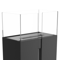 Стекло для биокамина ROMEO - боковое Kratki