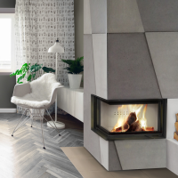 Камінна топка Kratki MBO 15 ліва BS гільйотина (15,0 кВт)