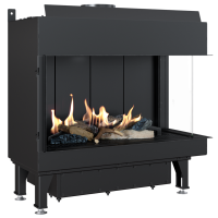 Каминная топка Kratki LEO 70 правая NG (7,3 кВт)