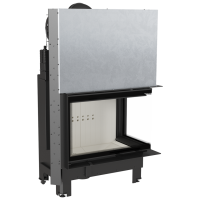 Камінна топка Kratki MBA 17 права BS гільйотина гнуте скло (17,0 кВт)